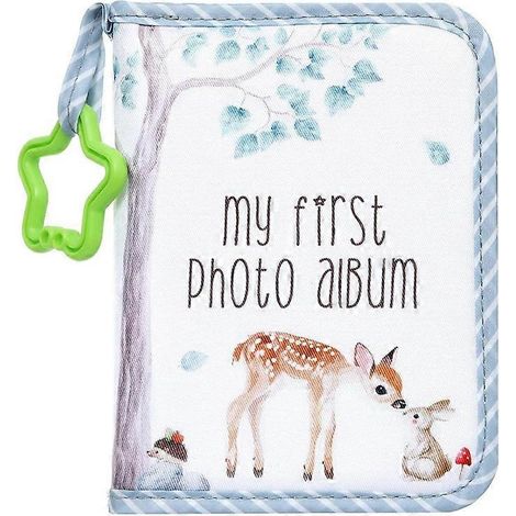 Mignon Deer Rabbit album photo Infant Keepsake album photo bébé suspendu Loop Gender Spacious photo rangement (1/5)