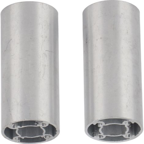 2 gerade Rohre aus Aluminiumlegierung 6063 für Roboter, Lagerhalterungen, Außendurchmesser 32 mm, 6103-0032-0072 (1/5)