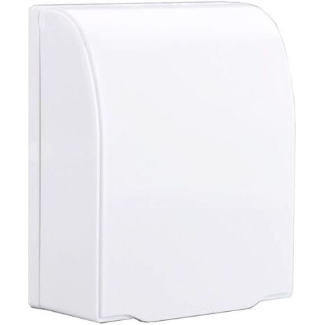 Tapacubos transparente y seguro para niños, carcasa impermeable para interruptores y enchufes, carcasa impermeable para enchufes, ideal para enchufes en baños, evita que el agua salpique dentro del en (1/4)