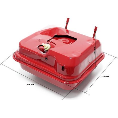 Réservoir d'essence rouge pour moteur à essence 6,5 CV (1/5)