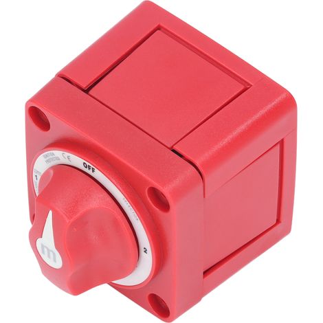 Sélecteur de batterie 300 A rotatif à 360° à 4 positions, étanche IP66, pour yachts, camping-cars et voitures modifiées. (1/5)