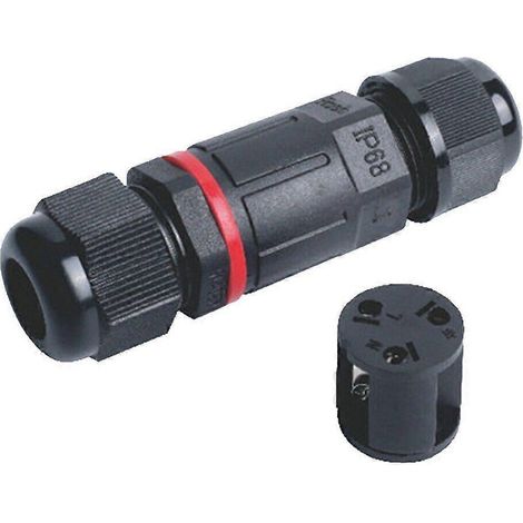 Connecteur de câble extérieur étanche à 3 conducteurs 16A 250V IP68 prise de courant souterraine (ft) (1/5)