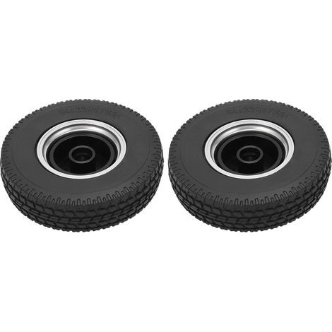 2 Roues Avant en Caoutchouc avec Moyeu Alliage pour Camion RC Tamiya 1/14, Pneus Tracteur (1/5)