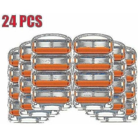 24 Packs Of 5 Blades For Gillette Fusion Proglide Power Replacement Razor Kit (1/4)