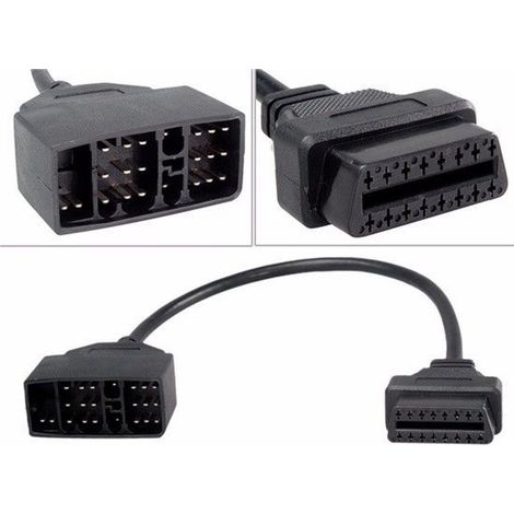 Convertidor Toyota 22 pin OBDI a 16 Pins OBDII
