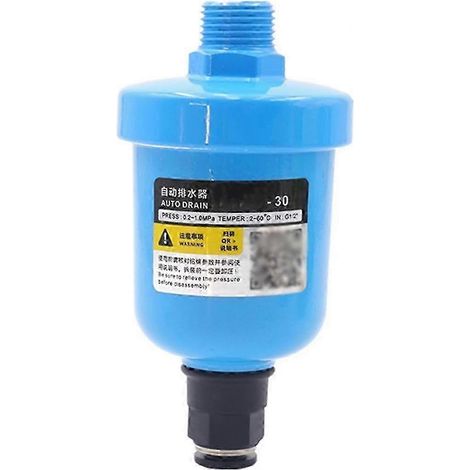 Vanne de purge automatique AD202 pour compresseur d'air pneumatique, type à flotteur, avec purgeur automatique. (1/5)