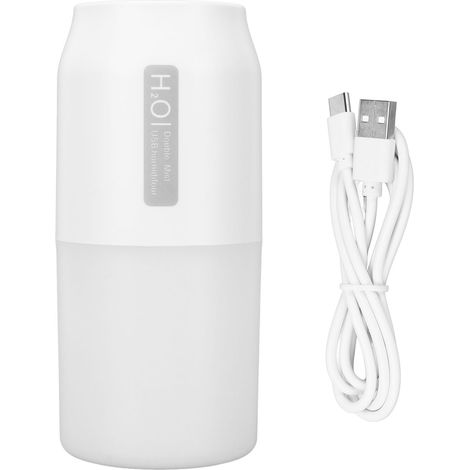 Humidificateur USB Portable 280ml, 2 Modes de Brumisation, Faible Bruit 10dB avec Veilleuse pour Bureau, Voyage et Chambre (1/5)