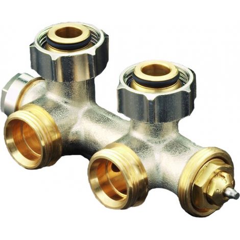 Formato del braccio di connessione termica. Multibloc t per radiatori con 3/4 ag. Angolo