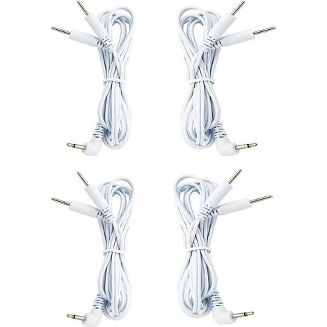 4 Câble , Connecteur 2,5 mm, Broche 2,0 mm, Longueur 123 cm, Pour appareil physiothérapie (1/5)