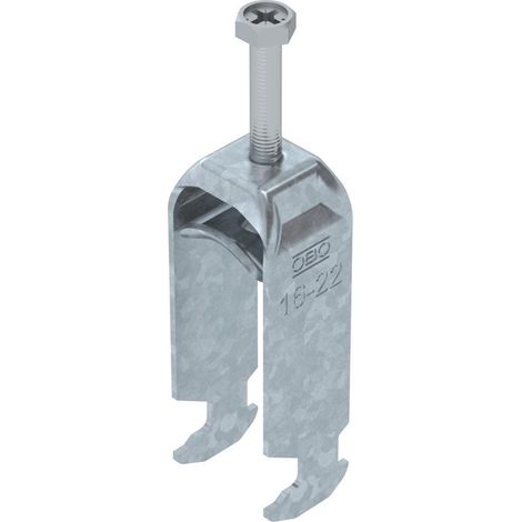 OBO Bettermann Bügelschelle 2056 2-fach 16-22mm Stahl tauchfeuerverzinkt, 1186017
