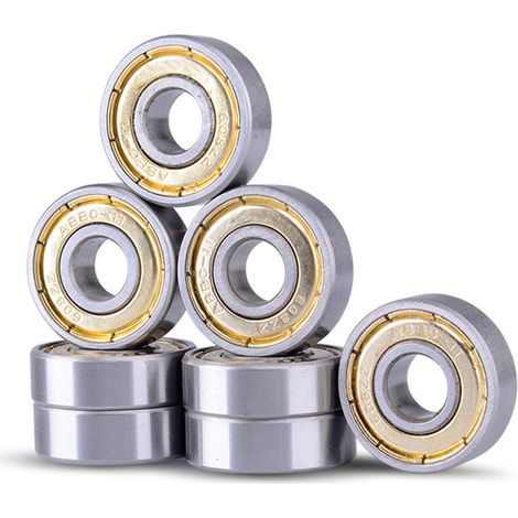 608 ZZ Kugellager (10 Stück), 608ZZ Metall doppelt abgedichtete Miniatur