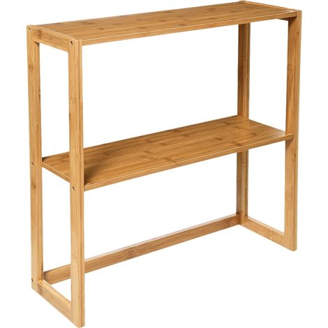 Estantería Modular en Bambú con 2 Niveles Canoply 60x57x20cm Thinia Home (1/5)