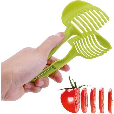 Trancheuse de tomates multifonction, pince à pain, gadget de cuisine