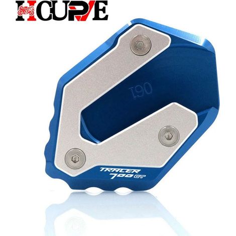 (Blue-Tracer 700GT) Plaque d'extension de béquille latérale CNC compatible avec YAMAHA MT-07 MT07 FZ-07 Tracer 700GT 700 GT XSR700 XSR 700 maxpower (1/4)