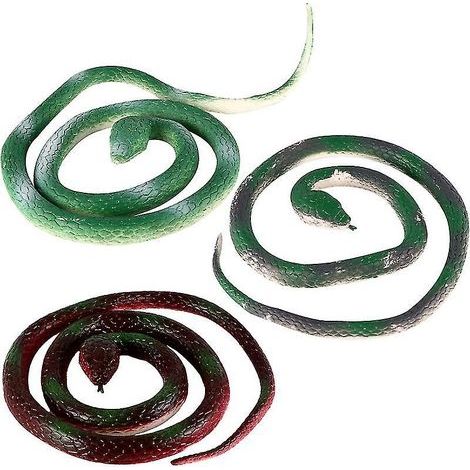 Lot de 3 serpents en caoutchouc (1/3)