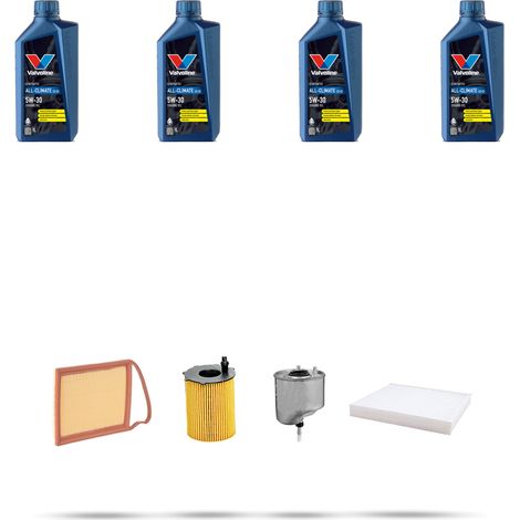 Kit tagliando 4 FILTRI e 4L OLIO compatibile con Peugeot 4008 1.6 hdi 84kw dal 2012 (1/5)