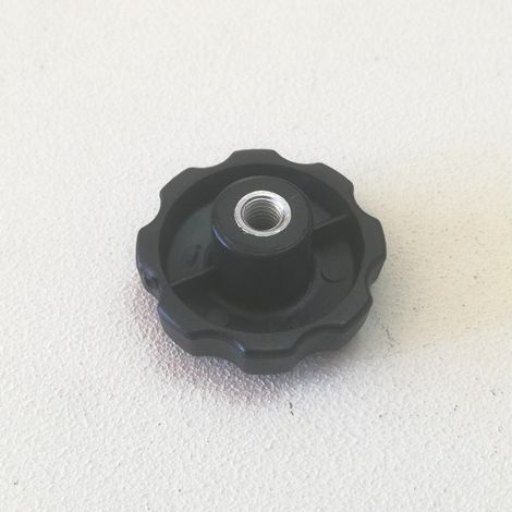 Volantino con bussola in ferro filettata m 8 x 40mm - 2pz (1/2)