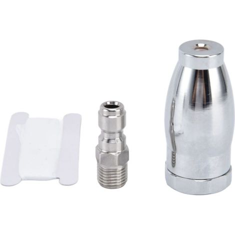 High Pressure Washer 3600PSI Rotating Turbo Nozzle with 1/4in Quick Connect Plug Stainless Steel-Crezuo