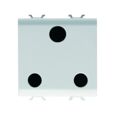 PRISE 2M 2 P+T 15A STD ANGLAIS BLANC GEWISS GW10297