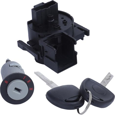 Interrupteur d'allumage + Barillet + 2 Clés pour Opel Vauxhall Corsa Combo Meriva Tigra 0914861 + 90511999 (1/5)