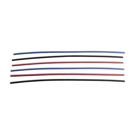DSG Canusa 8014090000 Termoretraibile senza colla Nero, Rosso, Blu 9 mm Restringimento:3:1 1.5 m