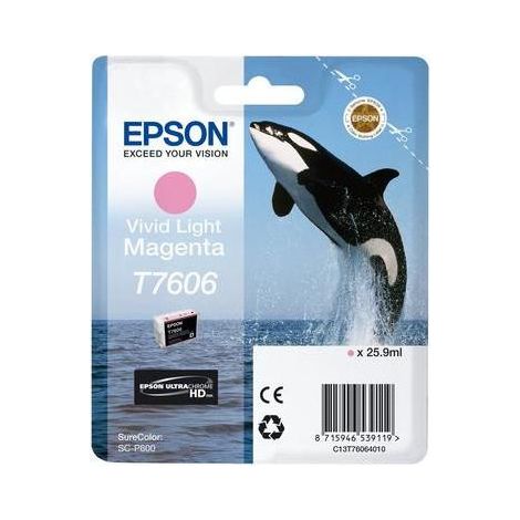 Epson T7606 Cartucho de Tinta Original Magenta Claro (1/2)