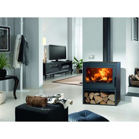 stufa a legna panadero "vera" grigio 7,1 kw (1/4)