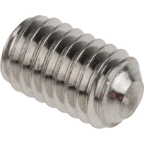 Vis sans tête, M5 x 8mm, tête Jeu de douilles hexagonales, en Acier Inoxydable Vis sans tête A4 316 ( Prix pour Sachet de 50 ) (1/3)