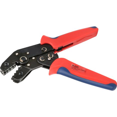 Miniatur-Crimpzange im europäischen Stil, Drahtcrimpzange mit zweifarbigem Griff, 20-14 AWG, SN-0325 (1/5)