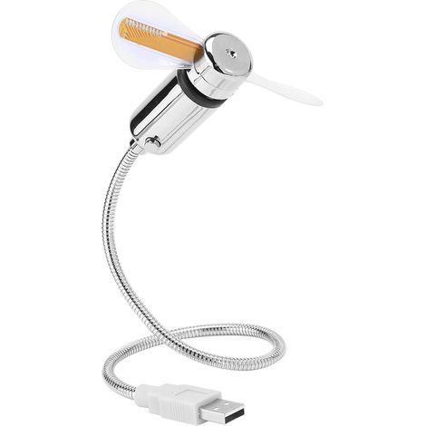 Haofy Ventilateur LED à Col de Cygne 40cm 5V 1.5W (1/5)