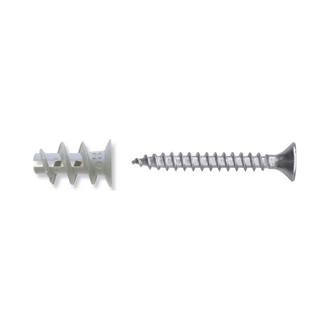 TASSELLO NYLON CON VITE PER CARTONGESSO- 22 mm- FISCH- pezzi 50
