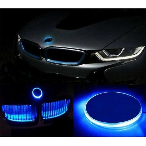 (Bleu) 1 pièce 82 mm 12 V Bleu/Blanc/Rouge Éclairage de fond LED pour emblème BMW Série 3, 5, 7 et X (1/2)