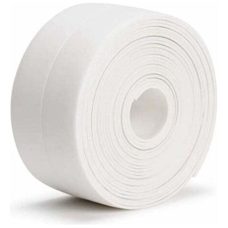 Ruban Adhésif étanche (320x3.8cm) Bande Bande Etancheite Autocollante pour Salle De Bain et Cuisine Ruban D\'étanchéité étanche et Résistant à la Moisissure, Pour coin baignoire ou bord toilettes