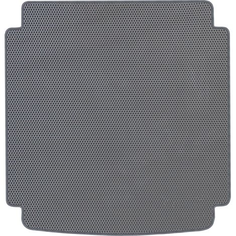 Alfombrilla de maletero de EVA para Audi A4 B8 Kombi de 2008 a 2015, revestimiento tipo panal de abeja - GRIS (1/5)
