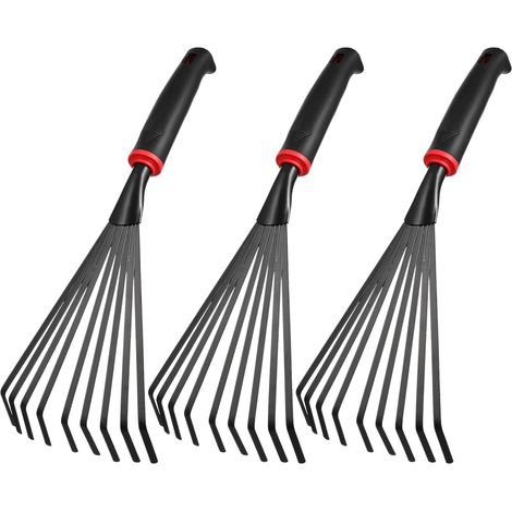 3 teiliges Garten Handrechen Set 13 4 Zoll kurzer