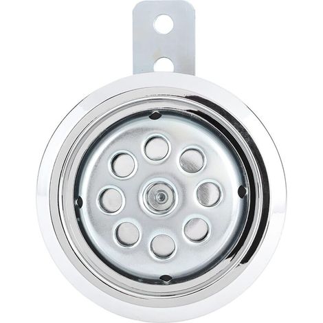 Klaxon Moto Universel Étanche 105 dB 12V 85 mm Couvercle Nid d’Abeille (1/4)