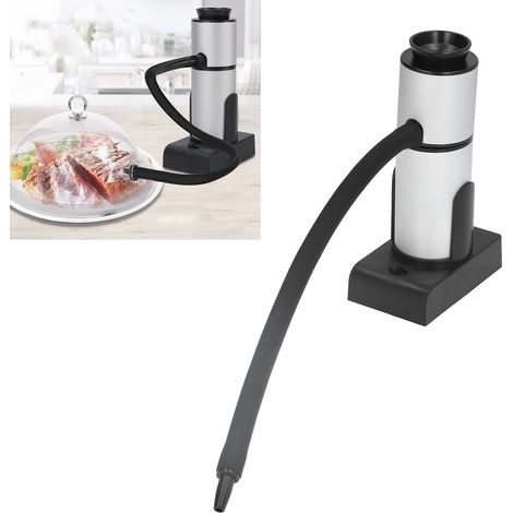 Räuchergerät für die Molekularküche, tragbarer Räucherofen für Cocktailsteak und Lachs, Obstholzräucherofen, Lieferung ohne Batterien. (1/5)