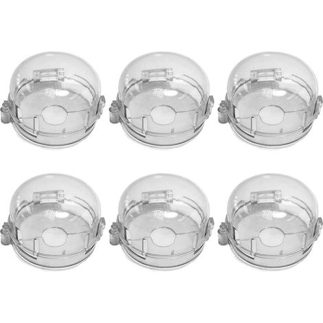 XEPHO Plastique Protection de Bouton de Cuisinière à Gaz 6 Pièces (1/5)