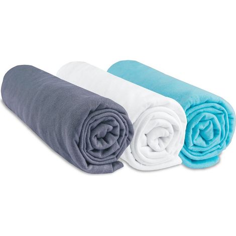 Drap housse bébé 40x80 / 40x90 cm Jersey 100% Coton (1/4)