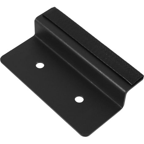 Poignée de sol en acier au carbone noir pour armoire à poubelle (1/5)