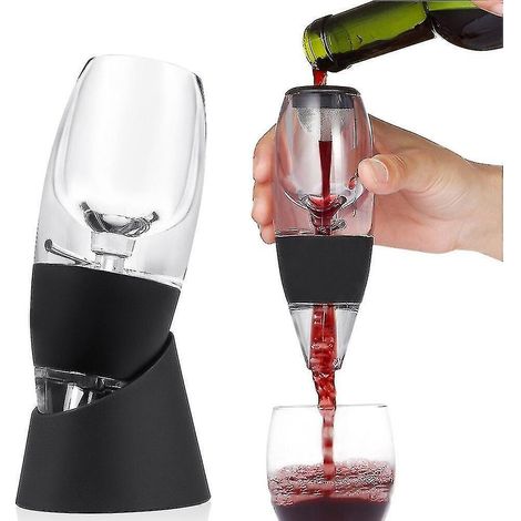 Carafe à vin portable, aérateur d'air magique, carafe à whisky rapide, accessoires de bar - (1/3)
