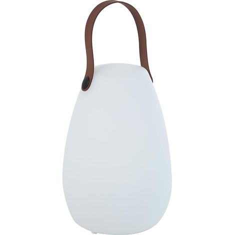 Lampada a Led Lanterna a Goccia Ricaricabile con Manico 8 Colori in Plastica (1/2)
