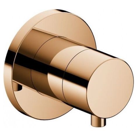 Raccord Keuco IXMO 59541, robinet d'arrêt pour montage encastré DN15 avec poignée IXMO Comfort, Coloris: Bronze poli - 59541021001