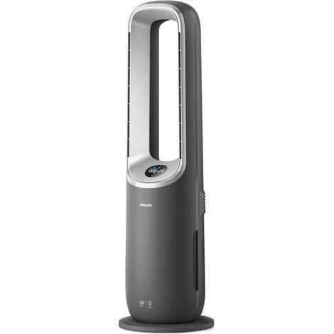 Purificador de aire Philips 3 en 1 Airperformer, calefacción + aire acondicionado Serie 8000, filtro HEPA, negro (AMF870/15)