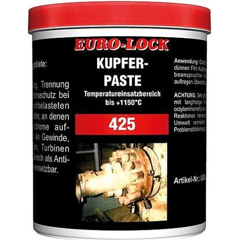 Pâte au cuivre EURO-LOCK LOS 425, boîte 1l