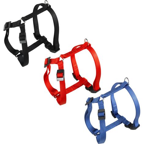 PETTORALE PER CANE 'CHAMPION P' cm 43/66 x 50/82 (large) - rosso- 2 pezzi  - FERPLAST