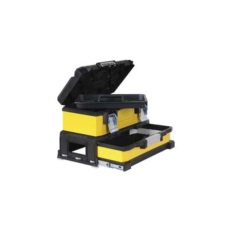 CASSETTA PORTAUTENSILI METAL/PLASTIC CON CASSETTO  cm.54,5x28x33,5 (195829)    STANLEY