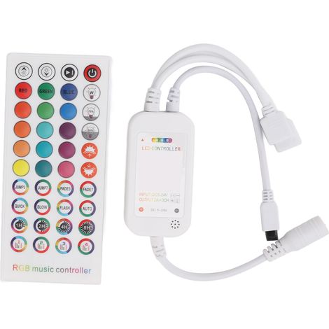 Ruban LED Variateur avec Télécommande RVB Ajustement Couleur Luminosité pour KTV Musique Éclairage Guirlande (1/5)