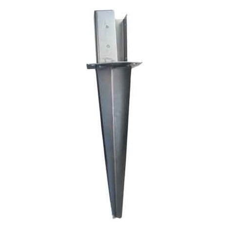 SUPPORTO PER TRAVI CON ANCORAGGIO AL TERRENO 100x100 mm
