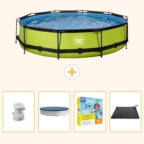 Exit-toys Piscine Exit Ronde - 360x76 cm - 5-pièces S234 (1/5)